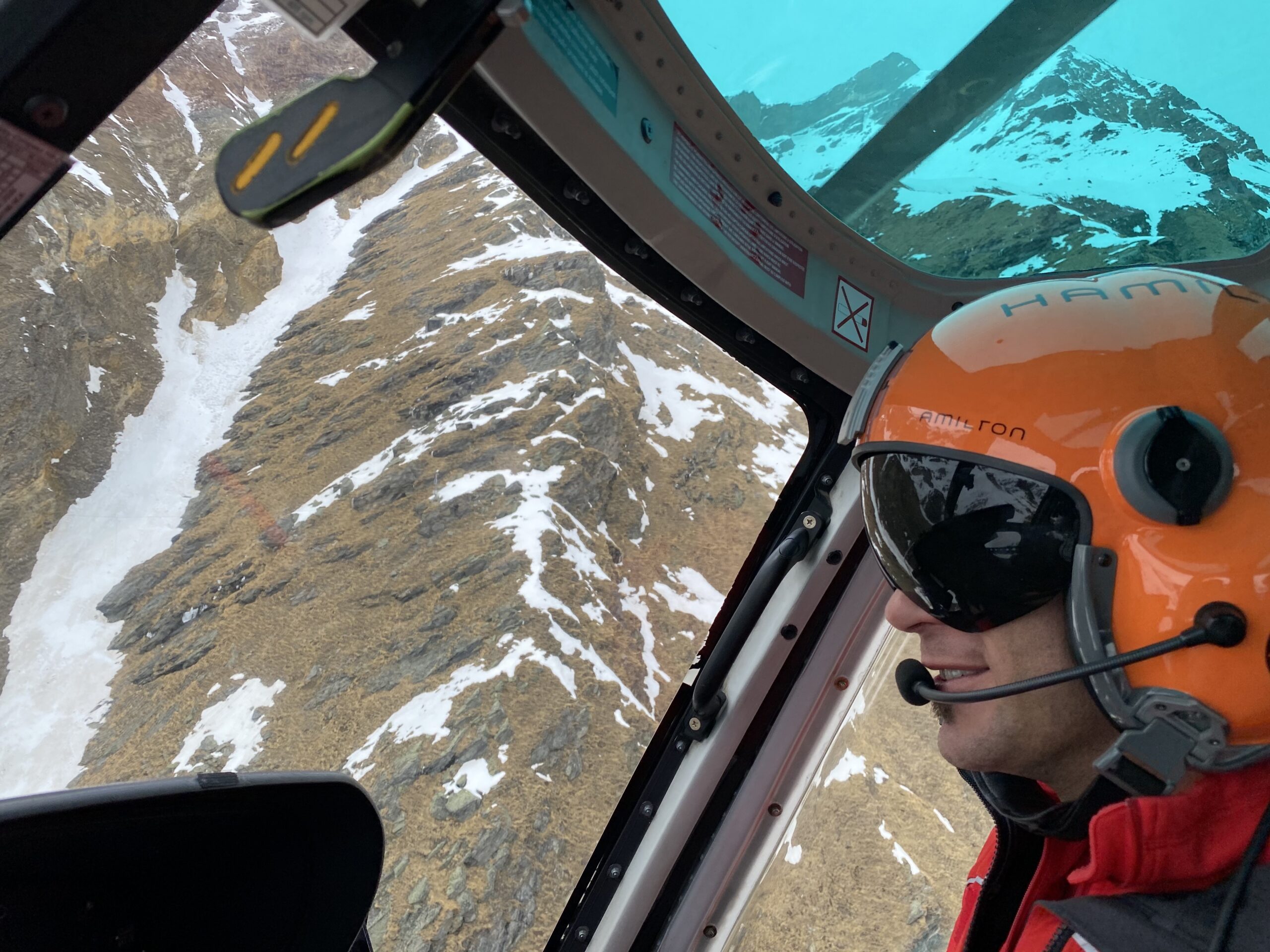 panoramic helicopter flight from verbier valais switzerland