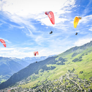 Paraglide Flight over Verbier
